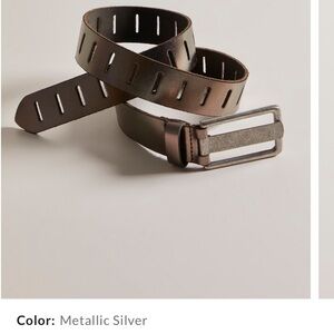 Free People- We The Free Metallic Jona Silver Belt Size S/M
*sold out in stores